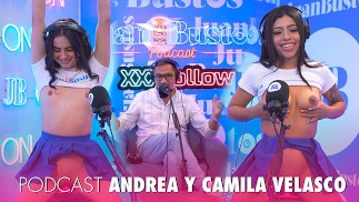 Hot latina stepsisters riding the FUCK MACHINE together on JuanBustosPodcast