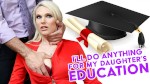 Грязная милфа Blonde ест задницу директора и позволяет ему жестко Ram ее киску
