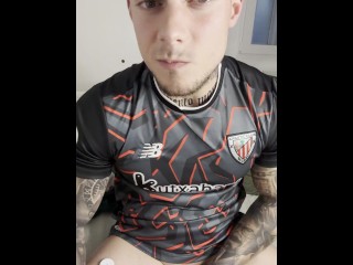 Football Player CUMS🔥After a Football Match, they make me Horny