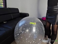 Star Burst Balloon 24 inches (full video on C4S / MV / OF / Membersite)