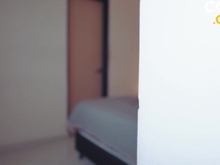 My stepbrother surprises me and teaches me how to fuck like a real porn star