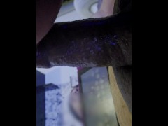 Nerdy slut sucks step daddy's old cock while playing video games