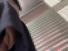 HA82 Stuff vibrating beads under the skirt and go out for a walk!