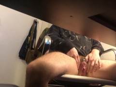 pussy throbbing around my vibe, not allowed to touch clit