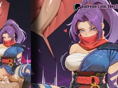 Psylocke from Marvel Rivals fucked mercilessly, moaning loudly