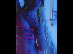 neon shower - Screenshot 3 of 16 - Masturbation