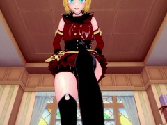 Famous V-Tuber Mem-Cho from Oshi No Ko Gives You A Special Treatment With Her Feet~