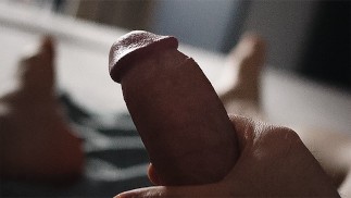 Rubbing My Dick Through Underwear While Staring at My Legs