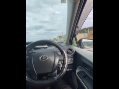 彼女とドライブ中に人気のない海沿いでカーセックス - Screenshot 4 of 16 - Big Ass