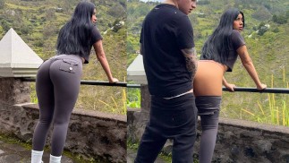 Young couple records themselves having sex in a public park in Medellin (WE ALMOST GOT CAUGHT)