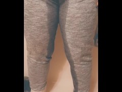 Grey Sweatpants Pee 10/16