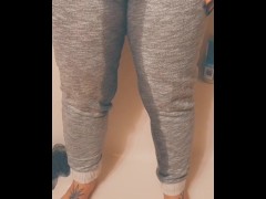 Grey Sweatpants Pee 11/16