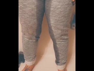 Grey Pantalons De Survêtement Pipi