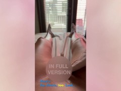 The legs of this Russian beauty are silky smooth thanks to waxing