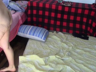 Amateur wife dances naked around the house.