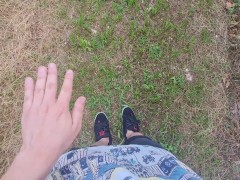 森の中で全裸でカントンに苦しんでる😭 - Screenshot 13 of 16 - Voyeur Amateur