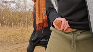 Walk on a public road while she gives you an extreme handjob