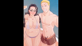 Becomming His Bikini Babe (TG Animation)