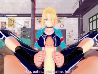 Elite Fighter Cammy White from Street Fighter Pleasures you with her Feet!