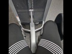 Tight Leggings Cameltoe Thigh Workout at the Gym