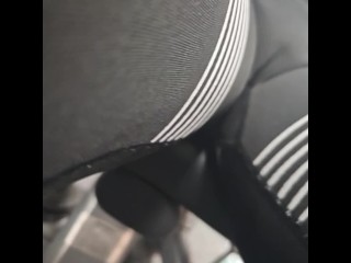 Tight Leggings Cameltoe Thigh Workout at the Gym
