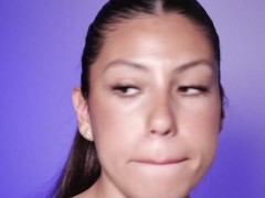 The popular campus girl is famous for her fixation with choking on fellow students' cocks.