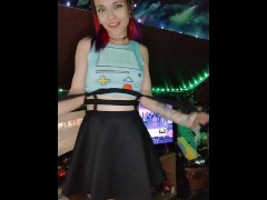 Panties Off Gamer Girl - Screenshot 16 of 16 - Taking Off Panties