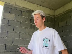 Shared his hot busty girlfriend with his stepfather in an abandoned house - Screenshot 2 of 16 - Homemade Girlfriend