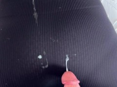 Cum on butt compilation