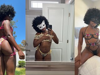 Ebony Butts Tease Compilation 6 (Lingerie / Teasing / Booty)