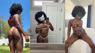 Ebony Butts Tease Compilation 6 (Lingerie / Teasing / Booty)