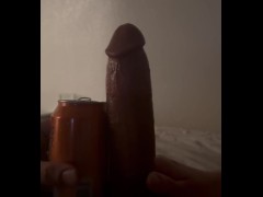 Almost 2 cans length