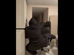 I’m At My Stepdad’s House But I CANT Fuck Him So I Have To Fuck His Chair!