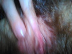 Hairy Pink Pussy Gushes Cum Masturbating Clitoris Female Orgasm Onlyfans Manyvids Hair Fetish Slut