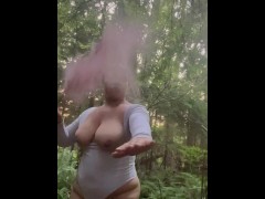 Playing with feather