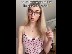 When he asks me to lock him up permanently