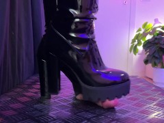 An Extreme Grip Means an Extreme Crush! OnlyMaker Patent Tank High Heels