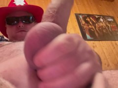 Big cock jerking off with tied up balls. Hard deep explosive orgasm - Screenshot 8 of 16 - Tied Balls Handjob