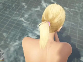 Trevor have Sex in Public with Tracey De Santa! Blowjob and Anal Sex! GTA Free Porn