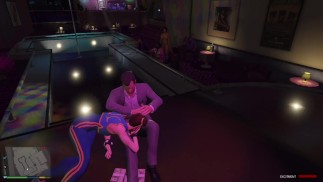 GTA 5: Chun-Li Raw Sucks Michael Dick in Vanilla Unicorn Strip Club Erotic Oral Show