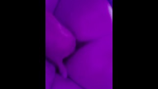 Sliding on Daddy's cock