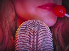 Sucking lollipop Watch me devour it like I’d devour you.