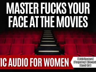 Master uses you at the Movies [erotic ASMR Audio Roleplay] [Master/Pet]