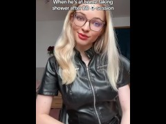 When he's at home taking shower after BB ⚽ session