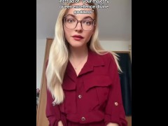 When he calls me "mistress" instead of "your majesty queen excellence divine goddess"