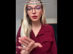 When an "alpha" comments under my video that he would never let me d0m him