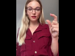 Know your place little one #femdom