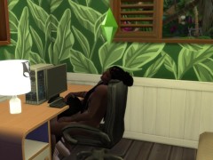 Fucked a girl's friend while she left the room, hot cheating Sims 4 Sex Mod (Animated)