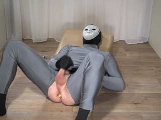 Mr. Mystery Playing with Toys and Jerking off