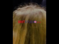 Hot British Nurse Drops Down To Her Knees At The Gloryhole